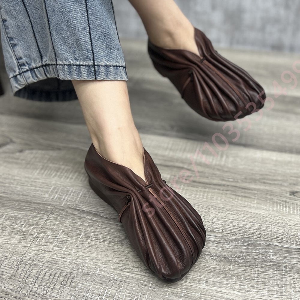 Mule Slip On - أحذية نسائية عصرية بتصميم كلاسيكي، ذات