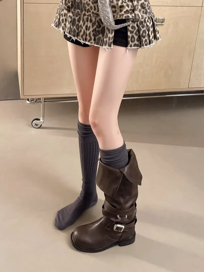أحذية نسائية طويلة تصل إلى الر - مراجعة Knee High Boots Women وسعره