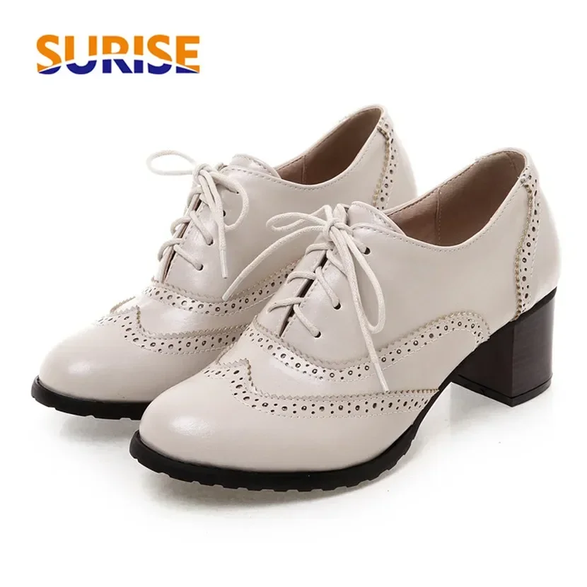 المرأة البريطانية أوكسفورد عال - مراجعة Oxford Lace Up Women وسعره