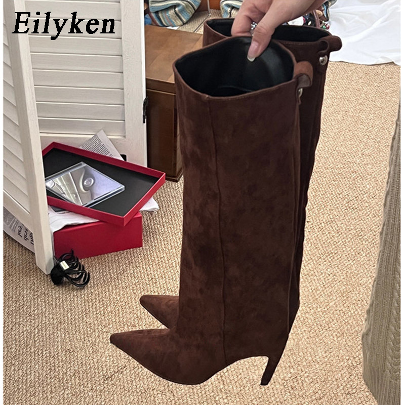 إيليكين أحذية نسائية طويلة مثي - مراجعة Knee High Boots Women وسعره