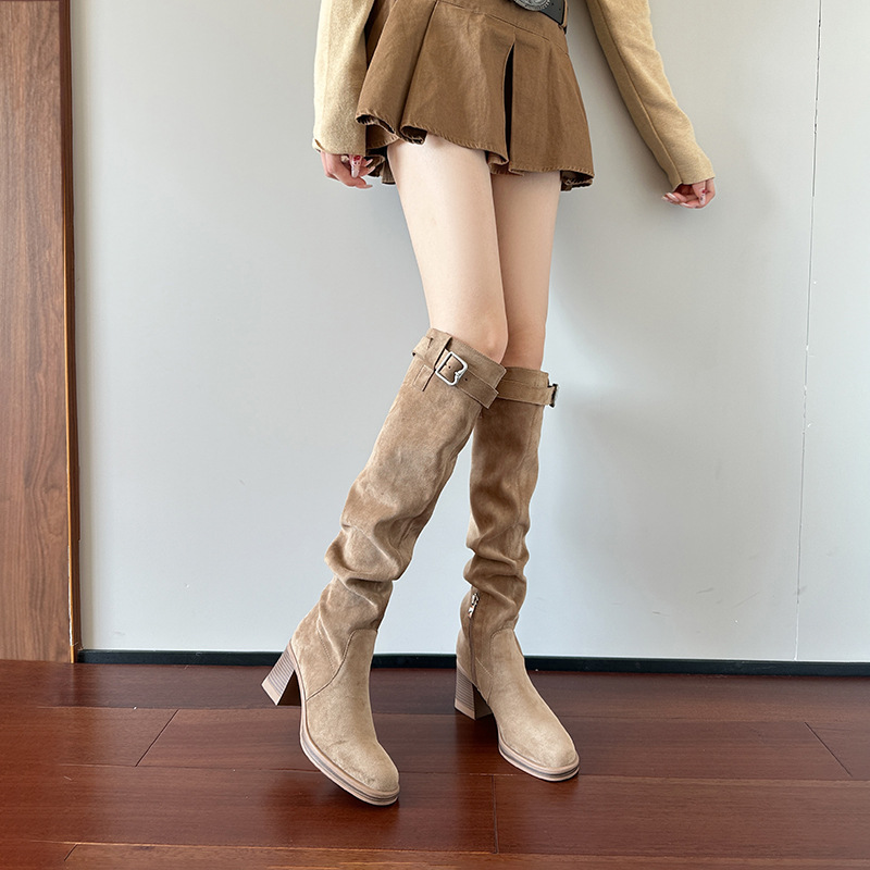 أحذية عالية الكعب للركبة للنسا - مراجعة Sock Boot Women وسعره